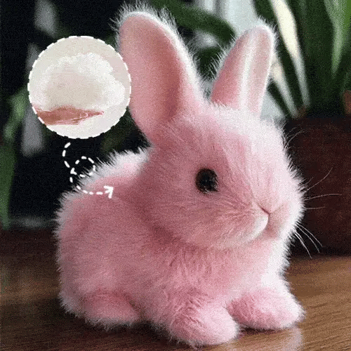 🐰Realistický robotický králíček – perfektní velikonoční hračka pro děti（radost pro děti i vnuky）.