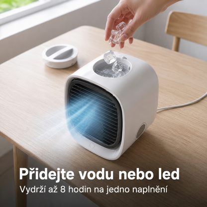 Mini přenosná klimatizace | Bez vrtání | Nízká spotřeba | Tichý provoz