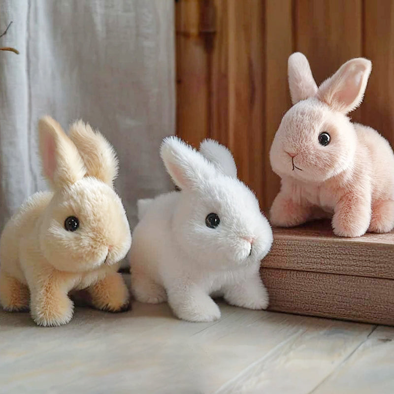 🐰Realistický robotický králíček – perfektní velikonoční hračka pro děti（radost pro děti i vnuky）.