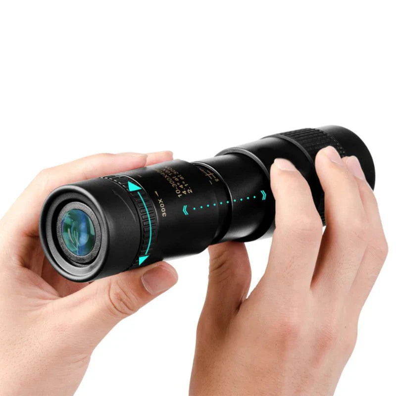 10–300× zoom HD přenosný vysoce výkonný dalekohled pro dlouhé vzdálenosti, speciálně navržený pro pozorování nebeských těles a souhvězdí