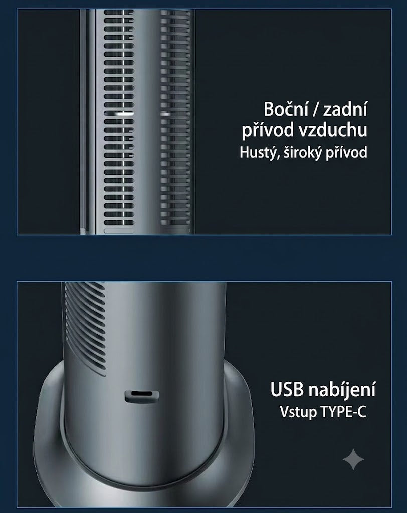 ❄️ Přenosný chladicí ventilátor,Přenosný ventilátor klimatizace s chladicím ventilátorem s velkou rychlostí baterie pro kancelář, kempování a venkovní použití
