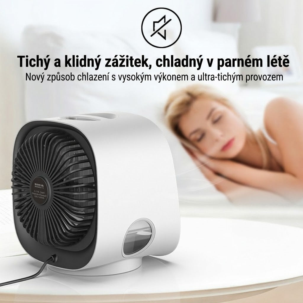 Mini přenosná klimatizace | Bez vrtání | Nízká spotřeba | Tichý provoz