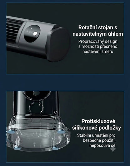 ❄️ Přenosný chladicí ventilátor,Přenosný ventilátor klimatizace s chladicím ventilátorem s velkou rychlostí baterie pro kancelář, kempování a venkovní použití