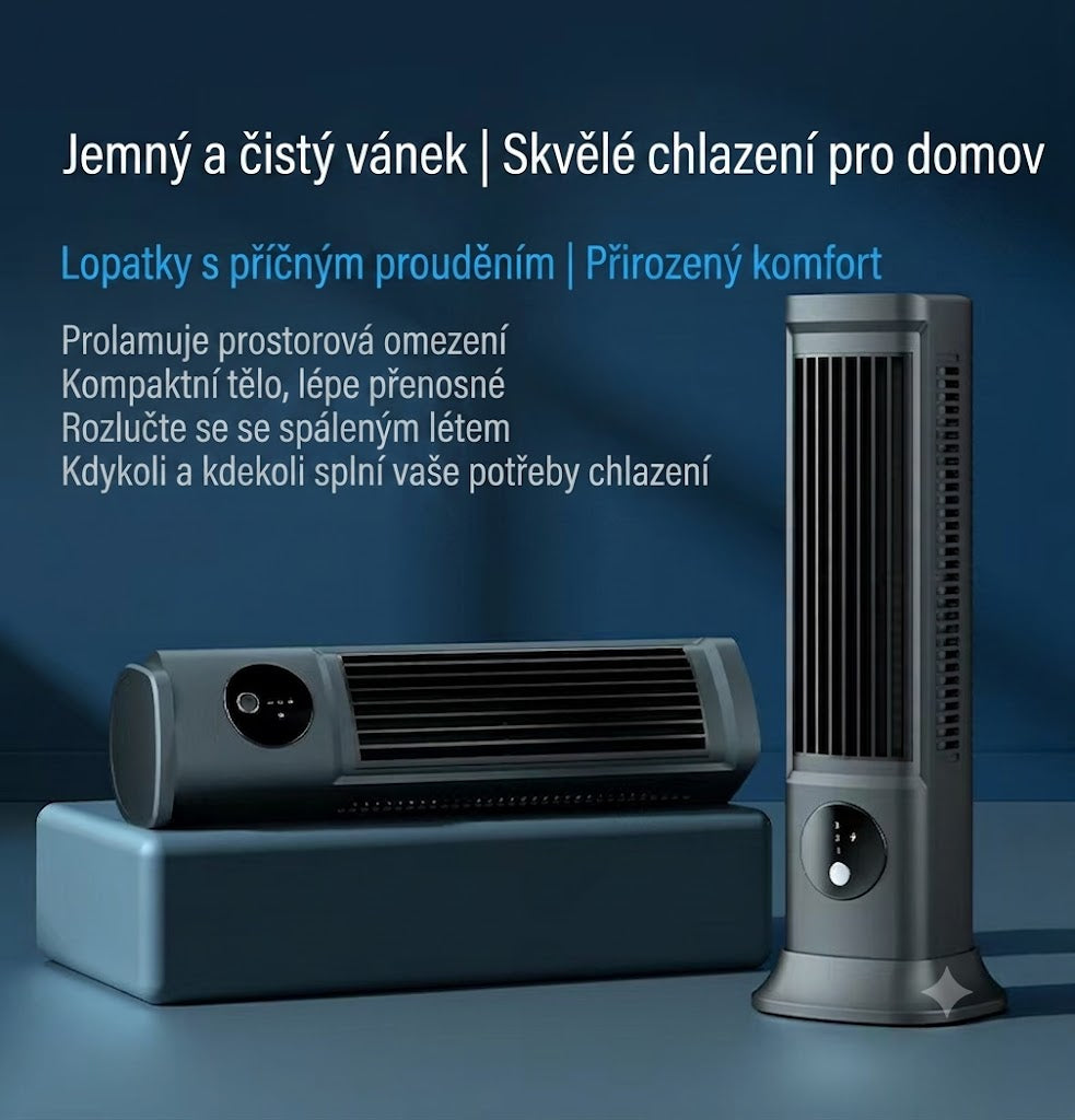 ❄️ Přenosný chladicí ventilátor,Přenosný ventilátor klimatizace s chladicím ventilátorem s velkou rychlostí baterie pro kancelář, kempování a venkovní použití