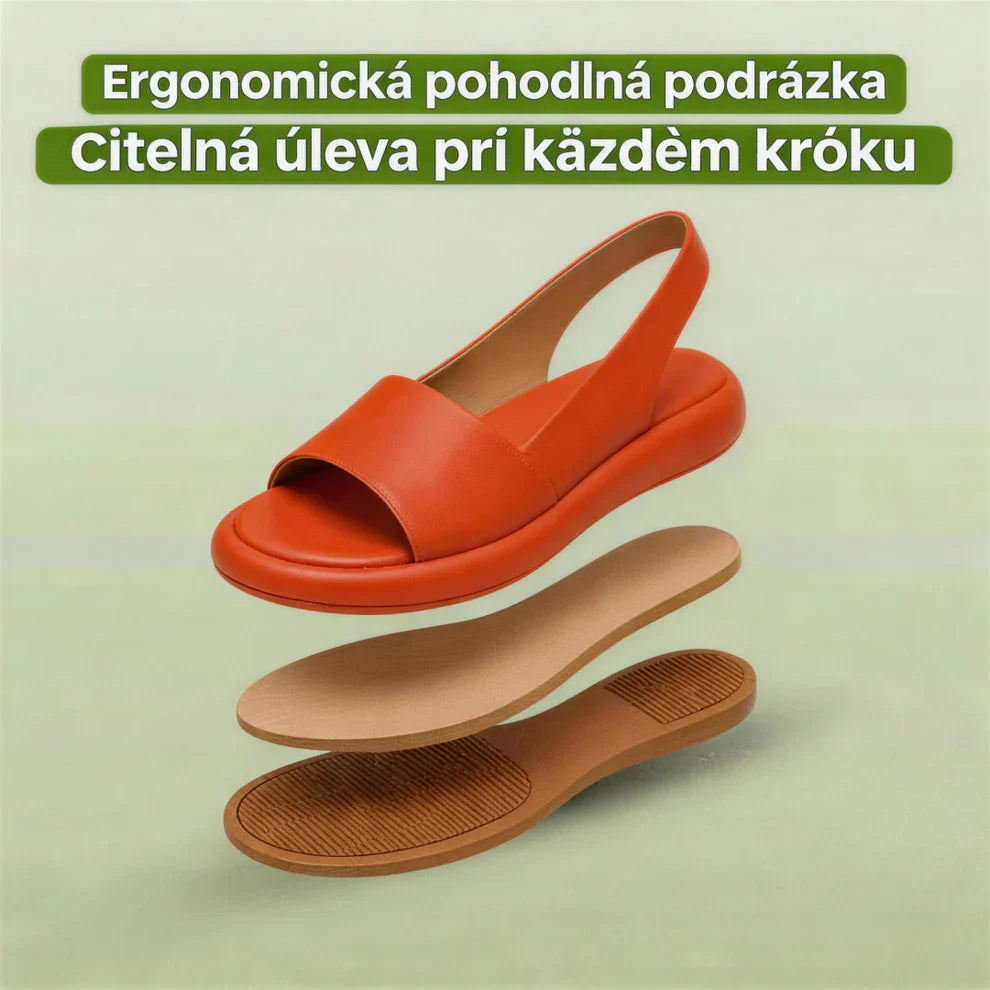 Dámské pohodlné ergonomické sandály – lehké, stabilní, prodyšné pro celodenní pohodlí