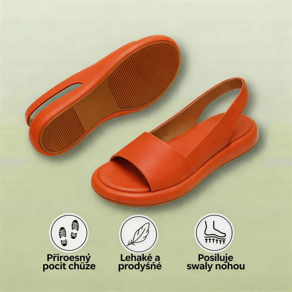Dámské pohodlné ergonomické sandály – lehké, stabilní, prodyšné pro celodenní pohodlí